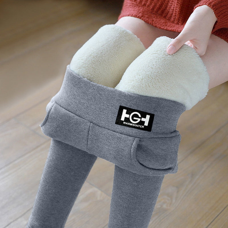 🔥 -50% | Ciepłe legginsy z wełną owczą i miękkim aksamitem ❄️ M–3XL – idealne na chłodne jesienne i zimowe dni