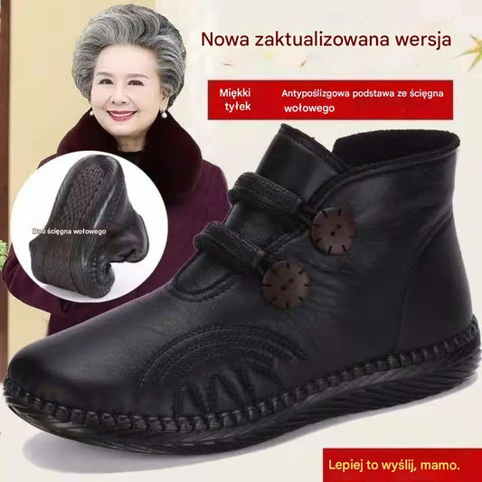 ❄️ Damskie Botki Zimowe 🥾 Ciepłe i Wygodne | Antypoślizgowa Podeszwa + Miękkie Ocieplenie Polarowe | Rozm. 35–40