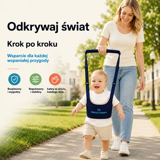 👶 Bezpieczne Szelki do Nauki Chodzenia 2w1 🚼 Oddychające, Wygodne i Chroniące przed Upadkiem