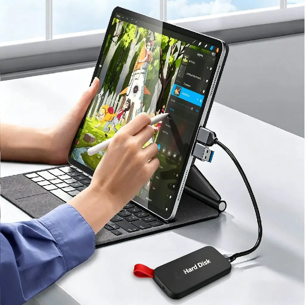 ⚡ Przenośny dysk SSD 64TB/128TB – superszybki transfer 🚀 Więcej miejsca na zdjęcia, filmy i pliki 💾