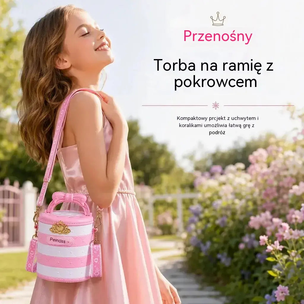 💄 Tylko teraz -50%! ✨ Zmywalny zestaw do makijażu dla małej księżniczki 👸 Bezpieczna i nietoksyczna zabawa dla dzieci!