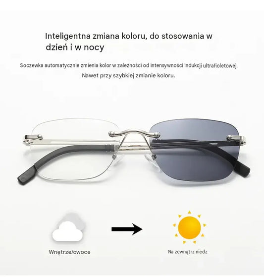 👓Te inteligentne okulary do czytania z funkcją zoom zostały zaprojektowane specjalnie dla osób w średnim i starszym wieku. Wyposażone są w funkcje zoomu, multifokusa, wykrywania światła, fotochromu i blokowania niebieskiego światła.☀️