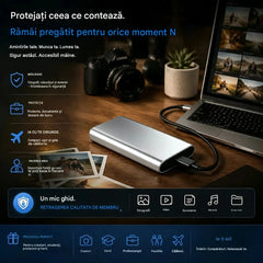 Ultima zi cu reducere de 50% - SSD extern portabil - Protejați-vă fotografiile, videoclipurile și fișierele importante.