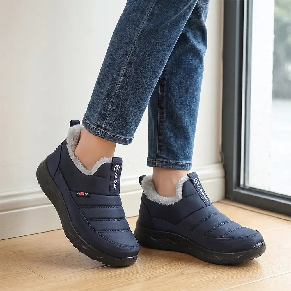 【35-41】Nowe damskie buty zimowe – ocieplane, grube, ciepłe, casualowe, śniegowce dla mam