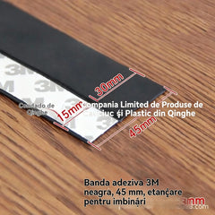 🚪 【Cumpărați 1 obțineți 1 gratuit】Bandă de etanșare pentru partea inferioară a ușii din PVC – rezistentă la praf și curenți de aer