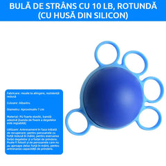 Minge Ortopedică pentru Recuperarea Degetelor și a Mânii, cu Inele de Fixare, Dispozitiv Antrenament Forță și Mobilitate pentru Seniori sau AVC