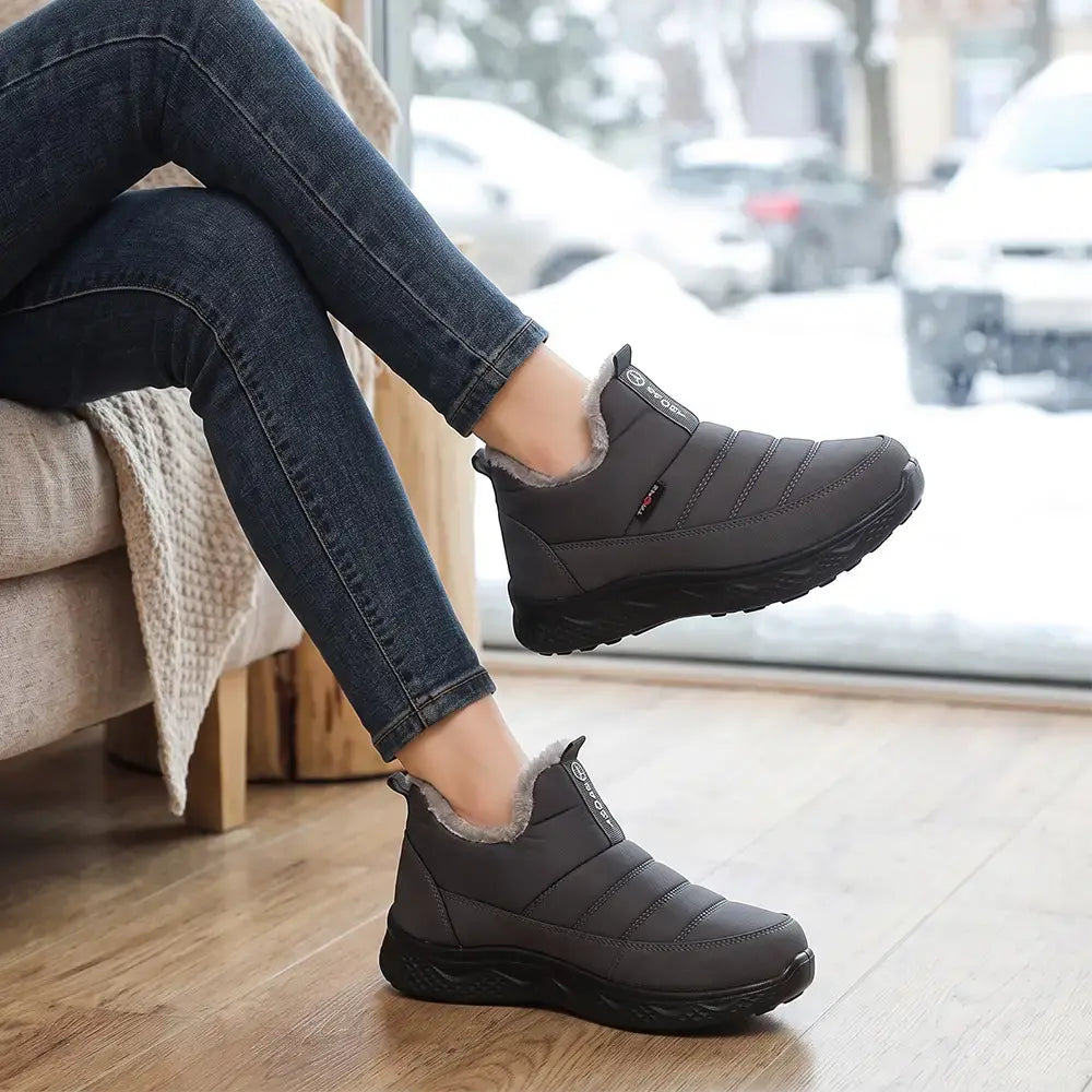 【35-41】Nowe damskie buty zimowe – ocieplane, grube, ciepłe, casualowe, śniegowce dla mam