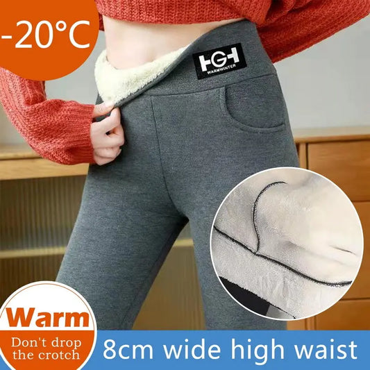 🔥 -50% | Ciepłe legginsy z wełną owczą i miękkim aksamitem ❄️ M–3XL – idealne na chłodne jesienne i zimowe dni