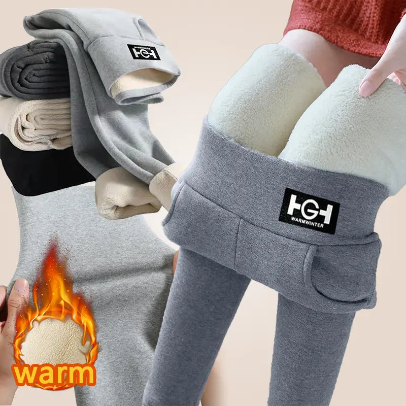 🔥 -50% | Ciepłe legginsy z wełną owczą i miękkim aksamitem ❄️ M–3XL – idealne na chłodne jesienne i zimowe dni