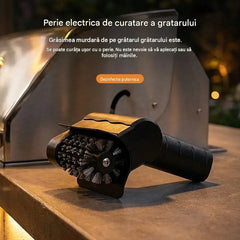 🔋🧹Perie electrică fără fir pentru curățarea grătarului – Baterie litiu, multifuncțională și ușor de utilizat 🔥🍖
