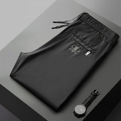 【40-115kg】Pantaloni noi de mătase elastică din gheață pentru primăvară și vară 2026