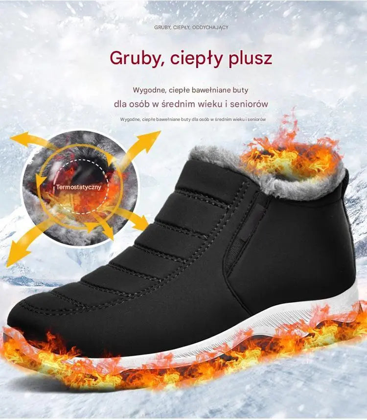 🔥 -50% TYLKO TERAZ! 👢 Ciepłe buty zimowe unisex 35–48 | Pluszowe ocieplenie + antypoślizgowa podeszwa ❄️