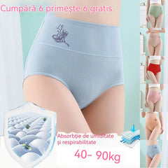💖Ultima zi 50% reducere - 【Cumpărați 3, primiți 3 gratuit】Bumbac pur de înaltă talie mare de bumbac plus dimensiunea de ridicare a șoldului chiloți de ridicare[40-100KG]