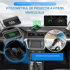 🚗Afișaj HUD în mașina dvs.｜Proiecție GPS HD｜Viteză în timp real și conducere mai sigură
