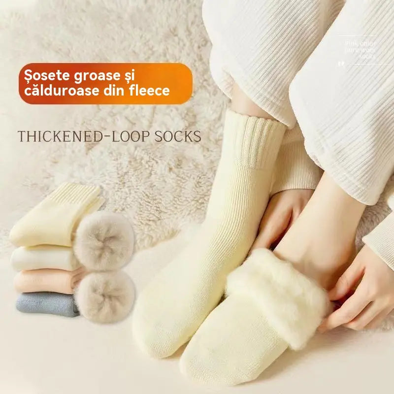 🔥✨【Kup 3, a 3 dostaniesz gratis】🧦Jesienne skarpetki wykonane z grubej i ciepłej wełny, super grube, ciepłe i elastyczne