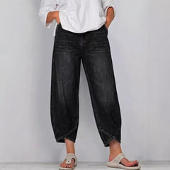 👖【Denim îmbunătățit, moale și respirabil】 blugi largi  casual la modă