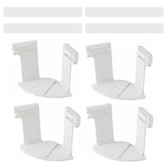 Set 4 piese - 134 lei - Cleme pentru cearșafuri: Cleme antiderapante, invizibile, fără ace, care pot fixa cearșafurile și cearșafurile cu încastrare în colțuri pentru a preveni deplasarea.