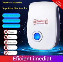 🔥【Cumpărați 2 obțineți 1 gratuit：3buc】Repelent fizic silențios cu ultrasunete pentru șobolani și insecte respingător de rozătoare
