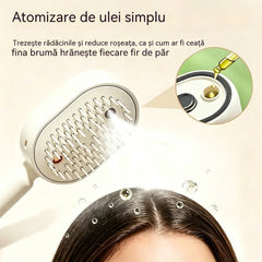 ⚡💨 Pulverizator electric cu pieptene de masaj și pernă