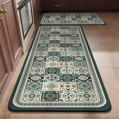💥💥【120X40CM+60X40CM】Covor de bucătărie și baie antiderapant și absorbant