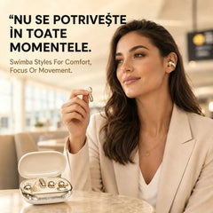 3 perechi de căști 3 în 1【Bucură-te de efecte sonore de milioane de niveluri】✨Căști Bluetooth cu clipsare noi din 2026, cu autonomie de așteptare extra-lungă și capacitate de încărcare inversă