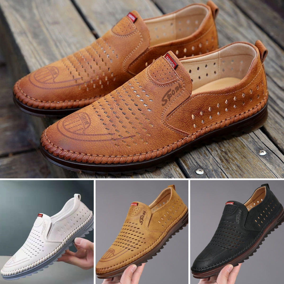 【39-44】 Ręcznie robione skórzane męskie buty outdoorowe