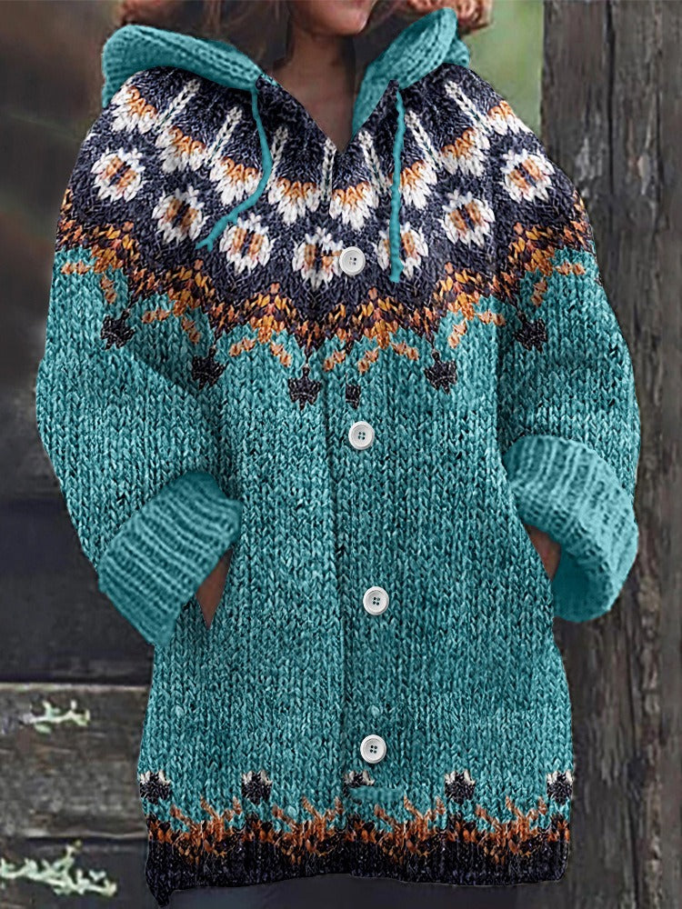 🎀Ciepła dzianinowa kurtka damska retro ❄️ Jesień Zima 2026 | Miękka, wygodna, modna na co dzień