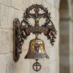 🔔Un simbol al credinței și speranței pentru casa ta! —— Clopoțel de perete „Triumf”