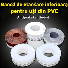 🚪 【Cumpărați 1 obțineți 1 gratuit】Bandă de etanșare pentru partea inferioară a ușii din PVC – rezistentă la praf și curenți de aer