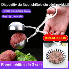 🔥🔥【4 buc/8 buc】Lingură rotundă pentru fabricarea chiftelelor, care economisește forța de muncă