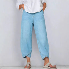 👖【Denim îmbunătățit, moale și respirabil】 blugi largi  casual la modă