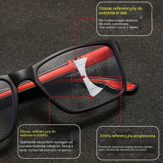 👓 Jedne okulary do dali i bliży! Fotchromowe okulary multifokalne ☀️ Antypoślizgowe, wygodne i stylowe – idealne dla seniorów