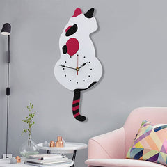 🐈️🐈️ Ceas de perete creativ swinging⏰️