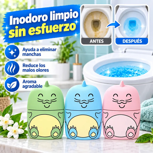 【Zestaw 3 szt.】🚽✨ Koniec z ciągłym szorowaniem toalety! Do ok. 2000 spłukań na sztukę 💥 Czysta i świeża toaleta każdego dnia