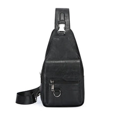 🎒Geantă de umăr din piele naturală, impermeabilă, în stil retro: un articol esențial pentru naveta zilnică.