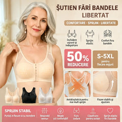 🔥Cumpără 1, primești 2 gratuit 【S-5XL】【3 bucăți】Sutien sport respirabil, neelastic, pentru femei