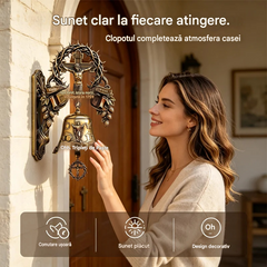 🔔Un simbol al credinței și speranței pentru casa ta! —— Clopoțel de perete „Triumf”