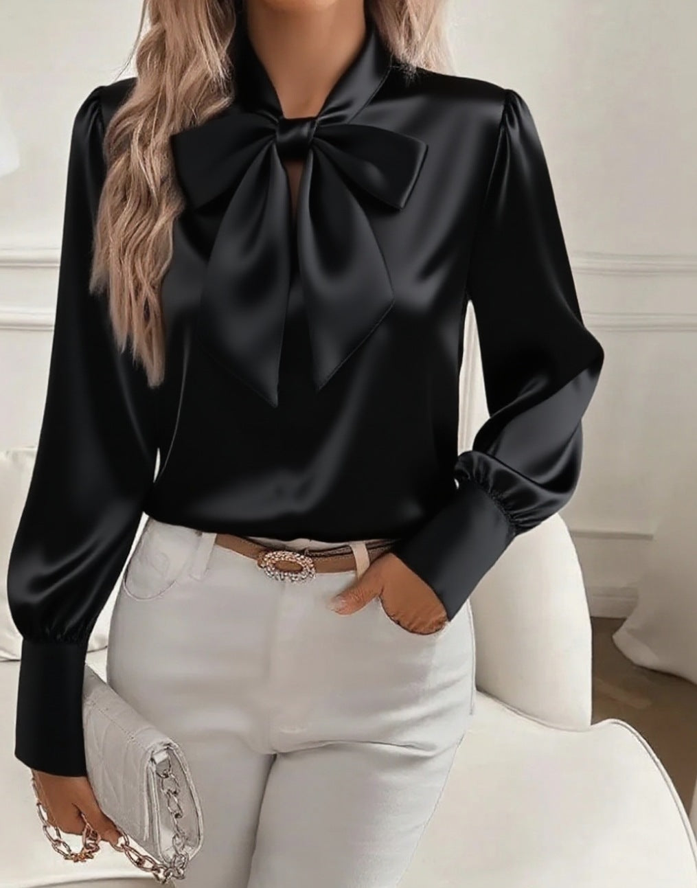 🔥【Jesienne nowości】✨(S-2XL) Elegancka jedwabna koszula 2026 – miękka tkanina, nowoczesny krój, modna koszula na co dzień