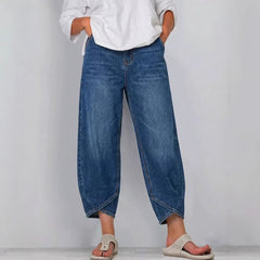 👖【Denim îmbunătățit, moale și respirabil】 blugi largi  casual la modă