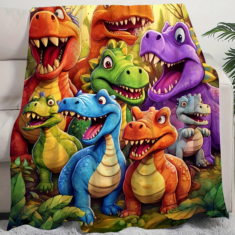 🔥 Flanela w kratę z artystycznym nadrukiem – miękka, ciepła i przyjemna w dotyku 【70 × 100 cm】