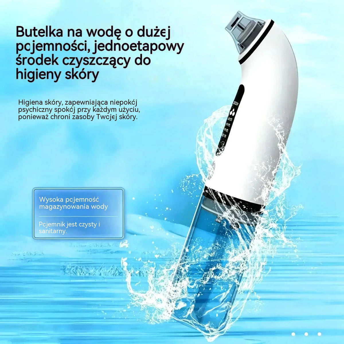🔥 PROMOCJA! Elektryczny oczyszczacz do twarzy💆‍♀️Głębokie oczyszczanie porów · Efekt jędrniejszej i gładszej skóry ✨ Zadbaj o cerę w domu i oszczędź na salonie!