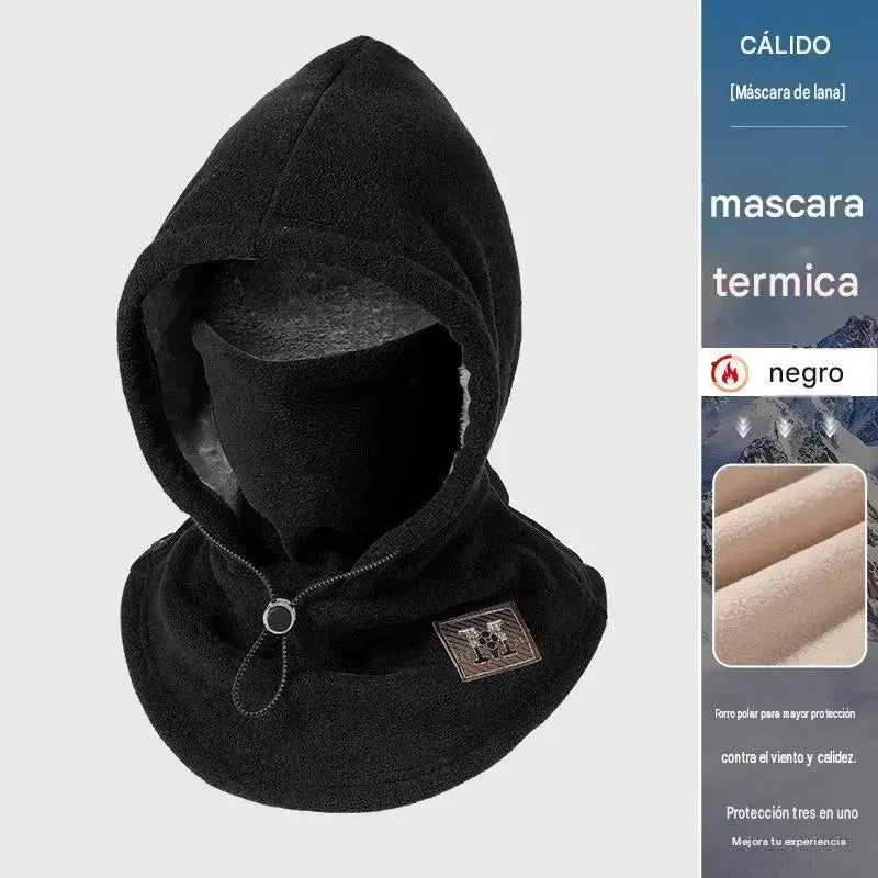 🚴 Tylko 109 zł  | 🧢 Ciepła Czapka 3w1 z Polarem ❄️ Ochrona przed Zimnem i Wiatrem na Jesień i Zimę