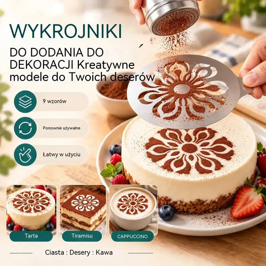 9 sztuka 89 zł☕ Forma do kawy latte art ze stali nierdzewnej