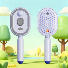 📢📢Ofertă specială!! ⏰ Pieptene electric de masaj cu spray cu pernă de aer și ulei esențial, perie de păr spray hrănitoare ✨🔥