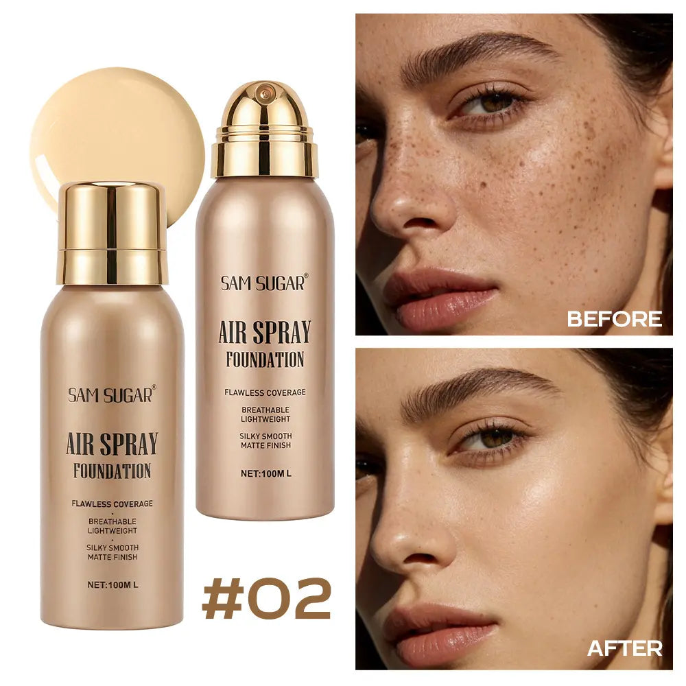 💄 Podkład w sprayu ✨ Mocne krycie, lekki efekt, wodoodporny i odporny na pot 💖 Naturalna cera bez efektu maski!