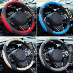 🚗✨ Husă pentru volan din piele naturală – model universal, anti-alunecare, rezistentă și durabilă