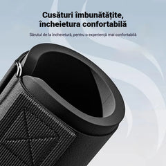 Set 2 Cârlige Fitness pentru Culturism și Haltere, Suport Lărgit de 125mm, Chingi pentru Încheietură Anti-Alunecare, Capacitate 250kg pentru Tracțiuni și Îndreptări