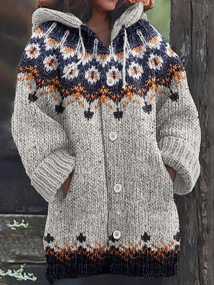 🎀Ciepła dzianinowa kurtka damska retro ❄️ Jesień Zima 2026 | Miękka, wygodna, modna na co dzień