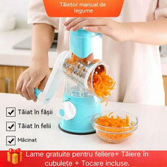 💥【49% Reducere】💥 Mașină multifuncțională de uz casnic pentru răzuit, feliere și tăiat legume