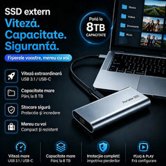 Ultima zi cu reducere de 50% - SSD extern portabil - Protejați-vă fotografiile, videoclipurile și fișierele importante.
